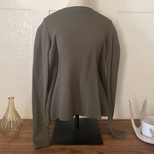 Open back sweater